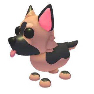 Neon German Shepherd