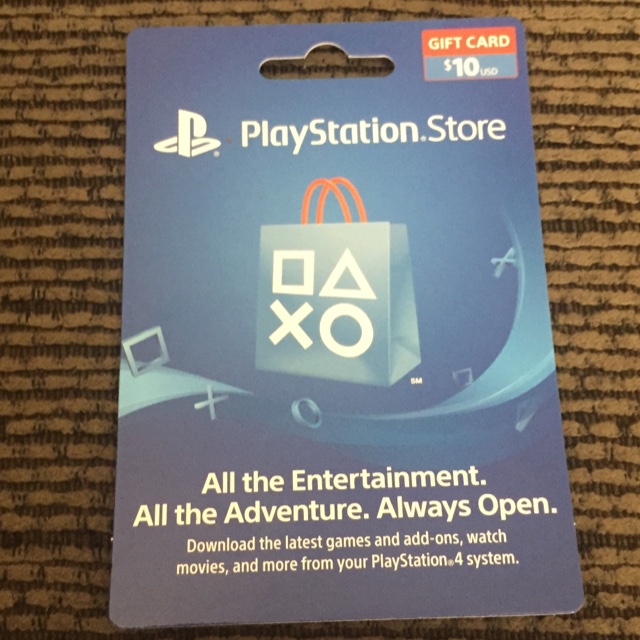 ps4 gift card 10