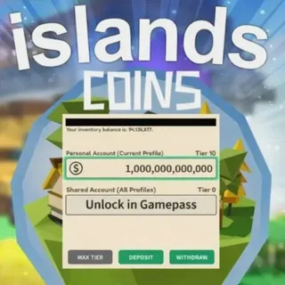 Roblox Islands 1T Coins