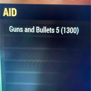 Guns and Bullets 5 x1.3k
