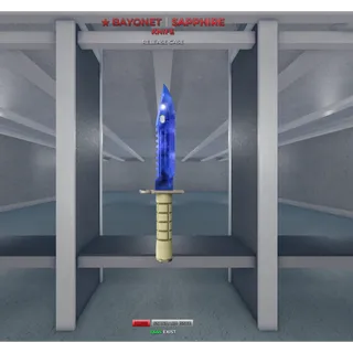 Bayonet Sapphire | Standard Issue | Sniper Duels