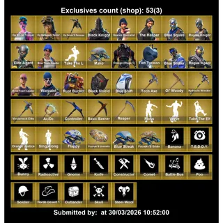 100+ OG Ghoul Trooper + OG Renegade Raider + Black Knight + OG Raiders Revenge (OG FORTNITE ACCOUNT)