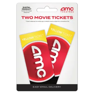 5X AMC Yellow Movie Tickets