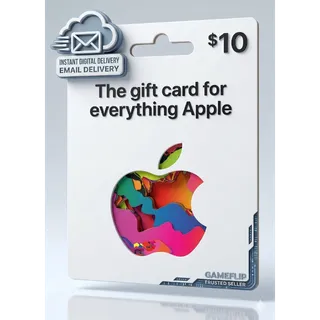 $10.00 USD Apple Gift Card - Instant delivery