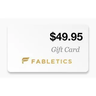 $49.95 Fabletics Electronic Gift Card
