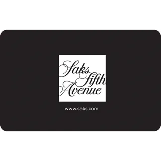 $50.00 USD Saks Fifth Avenue Gift Card ( $25x2 )