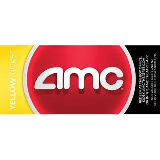 1 AMC Yellow Movie Tickets