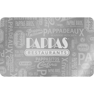$50.00 Pappas Restaurants eGift Card 