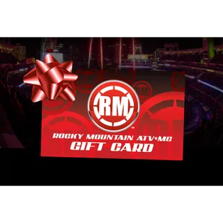 $100.00 Rocky Mountain Gift Card