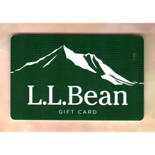 $71.00 L.L.Bean E-Gift Card - instant delivery