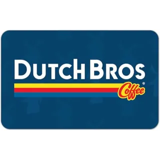 $50.00 USD Dutch Bros - eGift Card – Instant Delivery