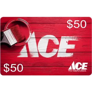 $50.00 Ace Hardware Gift Card