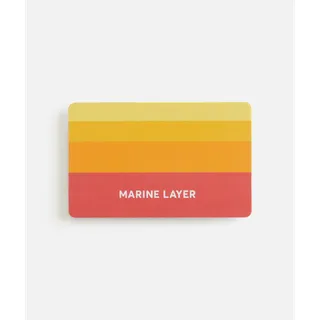 $100.00 Marine Layer E-Gift Card - ( https://www.marinelayer.com )