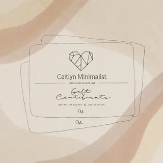 $100.00  Caitlyn Minimalist Gift Card - ( caitlynminimalist.com )