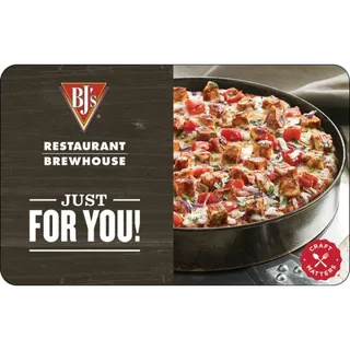 $50.00 USD BJ's Restaurant Gift Card