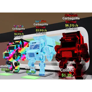 fortnite steal the brainrot lvl 200 garbagzilla bundle
