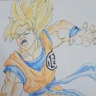 Hand Drawn Goku