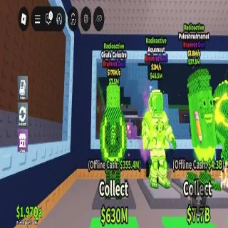 Radioactive Aqaunaut, Girafa Celeste, Pakrahmatmamat