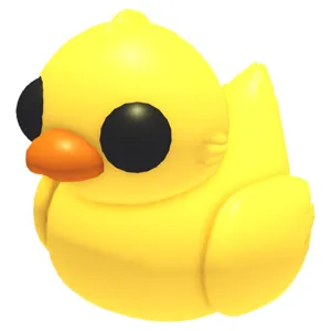 neon rubber duck