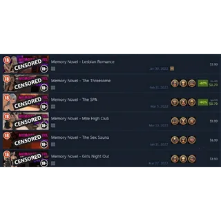 Memory Novel Collection 6 Steam Games [18+] 