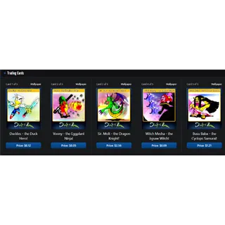 Duckles the Jigsaw Witch + Trading Cards