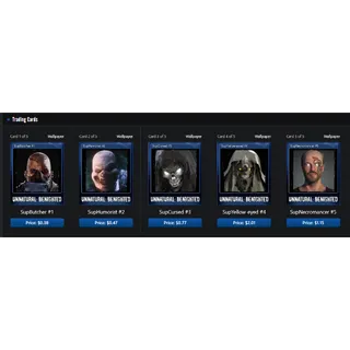 4 Steam Games with Trading Cards