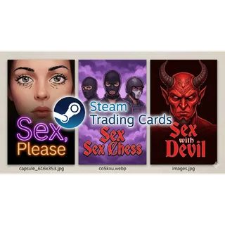 3 Sex Games with Trading Cards