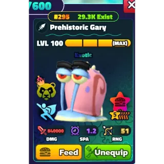 SPONGEBOB TOWER DEFENSE - 5 STAR SHINY WUMBO NEPTUNE CROWN PREHISTORIC GARY