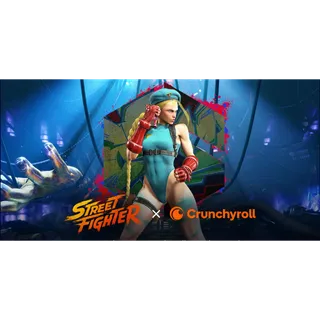 Street Fighter 6 x Crunchyroll Cammy Color 11: Move Edition Outfit Exclusive Region Free Xbox PS4 PS5 Steam Switch 2