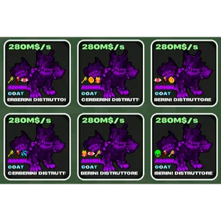 🌱 Fruits vs Brainrots 🌱🧠 Max Size Ungodly Dog Set 🧠