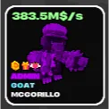 🌱 Fruits vs Brainrots 🌱🧠 Max Size Admin McGorillo 🧠