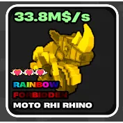 🌱 Fruits vs Brainrots 🌱🧠 33.8M/s ➣ Rainbow ➣ Max Traits ➣ 15Kg Moto Rhi Rhino~🧠