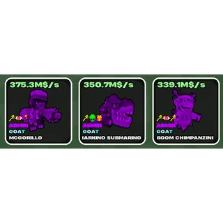 🌱 Fruits vs Brainrots 🌱🧠 Big 💸 CashMoney 💸 Admin Pack! 🧠