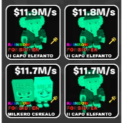 🌱 Fruits vs Brainrots 🌱🧠 Elite Four - Admin Pack 7 🧠