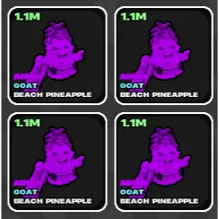 🌱 Fruits vs Brainrots 🌱🧠 Small Admin Pineapple pack 🧠