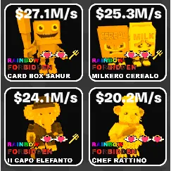 🌱 Fruits vs Brainrots 🌱🧠 4x Super Sized Elite Pack ➣ 40Kg Max Size ➣ Max Traits 🧠