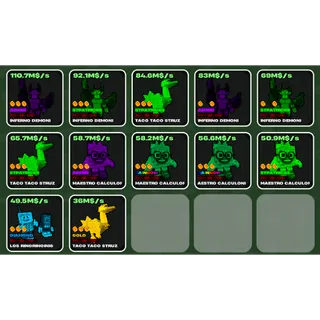 🌱 Fruits vs Brainrots 🌱🧠 New Rots ➣ High Cash/s 🧠