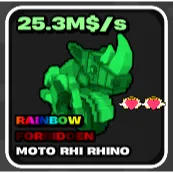 🌱 Fruits vs Brainrots 🌱🧠 25.3m Moto Rhi Rhino 🧠