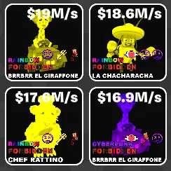 🌱 Fruits vs Brainrots 🌱🧠 Elite Four ➣ Max Trait ➣ Admin Pack 3 🧠