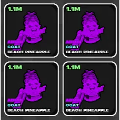 🌱 Fruits vs Brainrots 🌱🧠 Small Admin Pineapple pack 🧠