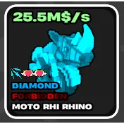 🌱 Fruits vs Brainrots 🌱🧠 25.5M/s ➣ Diamond ➣ Max Traits ➣ 38Kg Moto Rhi Rhino~🧠