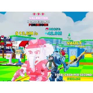 🌱 Fruits vs Brainrots 🌱🧠 13.6m ➣ Mini Sized Valentines ➣ Max Traits ➣ Capo Elefanto~🧠