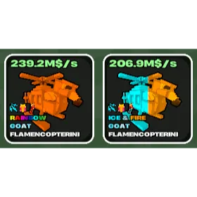 🌱 Fruits vs Brainrots 🌱🧠 Flamingo Duo 🧠