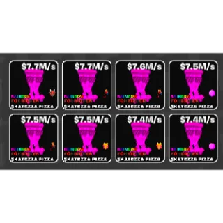 Fruits VS fortnite 8x 7m+ pizza