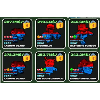 🌱 Fruits vs Brainrots 🌱🧠 Carnival Pack! 🧠