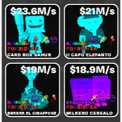 🌱 Fruits vs Brainrots 🌱🧠 Elite Four - Admin Pack 1 🧠