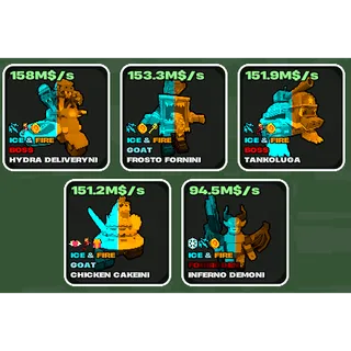 🌱 Fruits vs Brainrots 🌱🔥 Fire & Ice 2 ❄