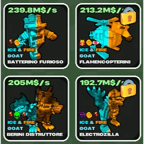 🌱 Fruits vs Brainrots 🌱🧠 Fire & Ice Pack ➣ 40Kg Max Size! 🧠