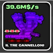 🌱 Fruits vs Brainrots 🌱🧠  39.6M/s ➣ Cyberpunk ➣ Max Traits ➣ 35Kg Tre Cannelloni~🧠