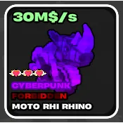 🌱 Fruits vs Brainrots 🌱🧠 30M/s ➣ Cyberpunk ➣ Max Traits ➣ 25Kg Moto Rhi Rhino~🧠